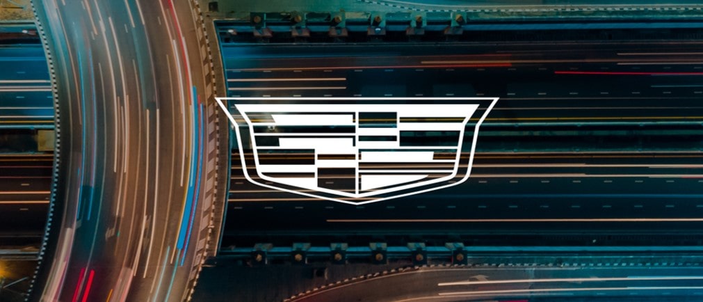 Cadillac crest over highway with motion blur
