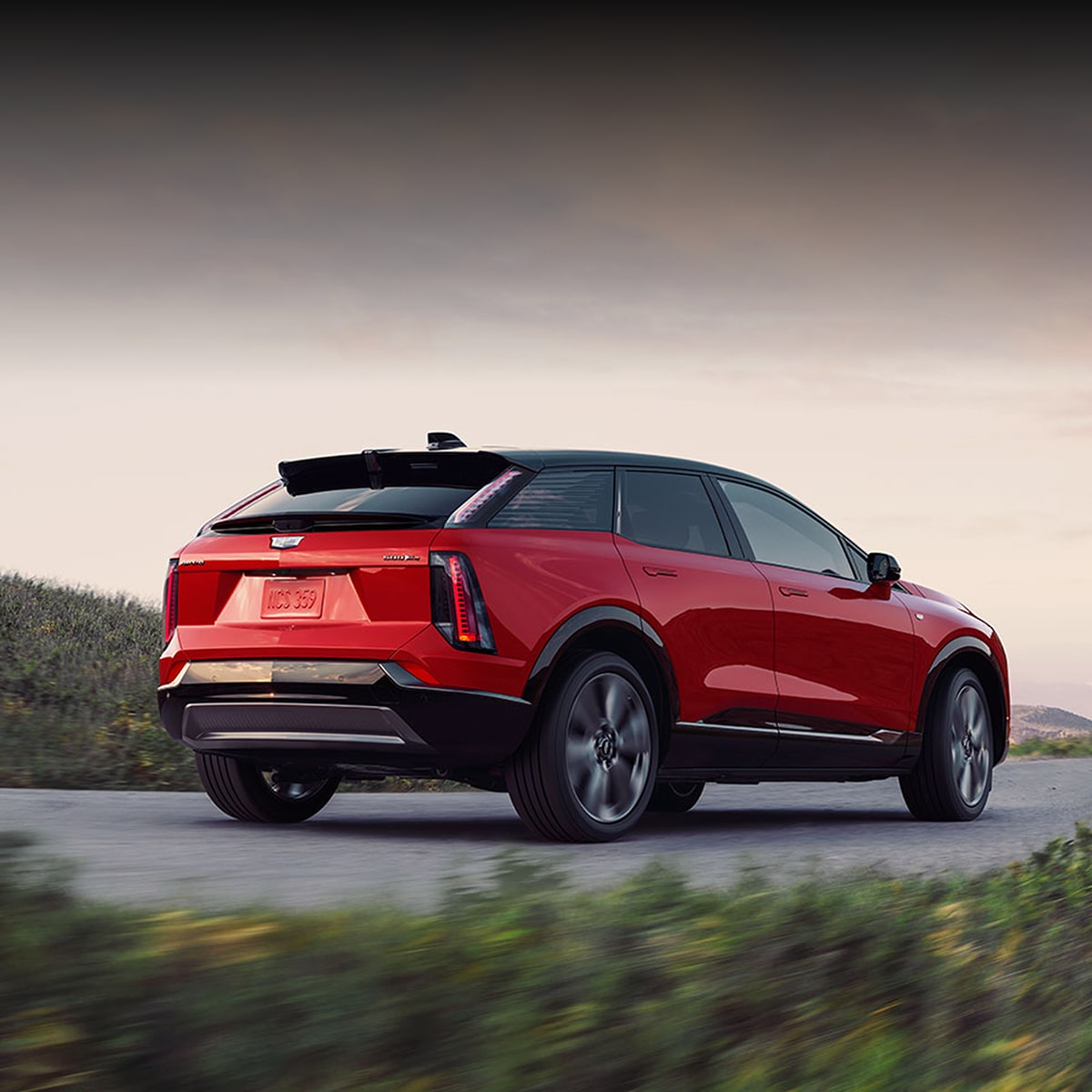 Cadillac OPTIQ in Red