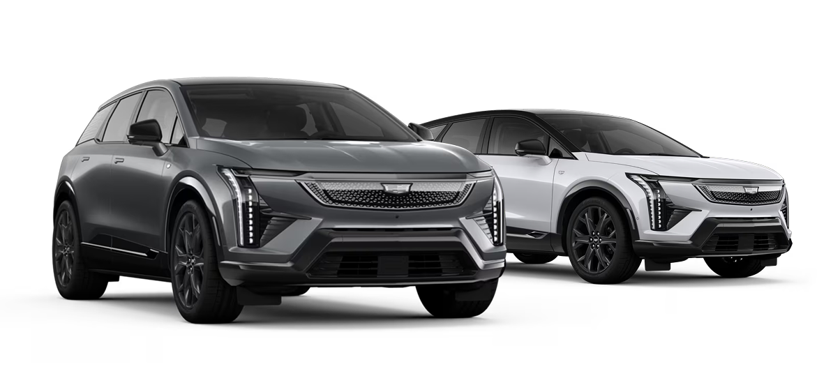 Three Cadillac LYRIQs