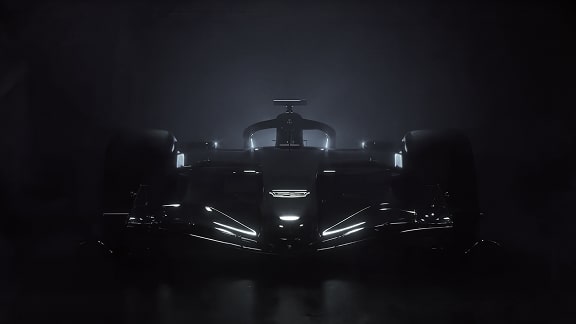 Cadillac F1 Racecar Front Profile