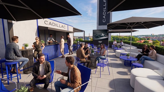 Cadillac F1 Activation Render