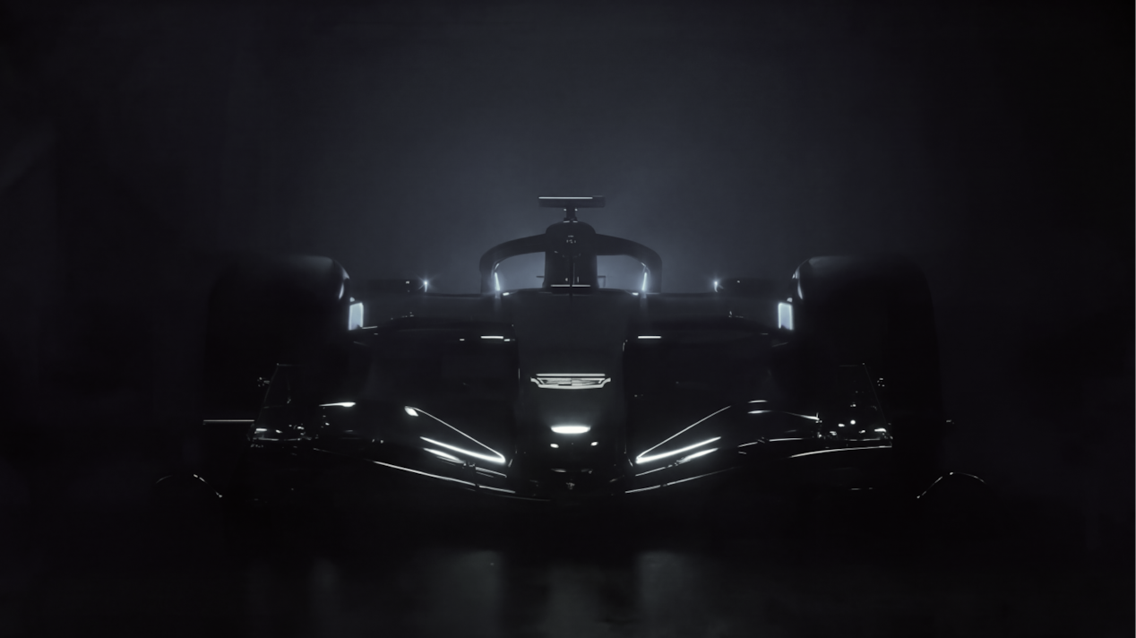Cadillac F1 Racecar Front Profile