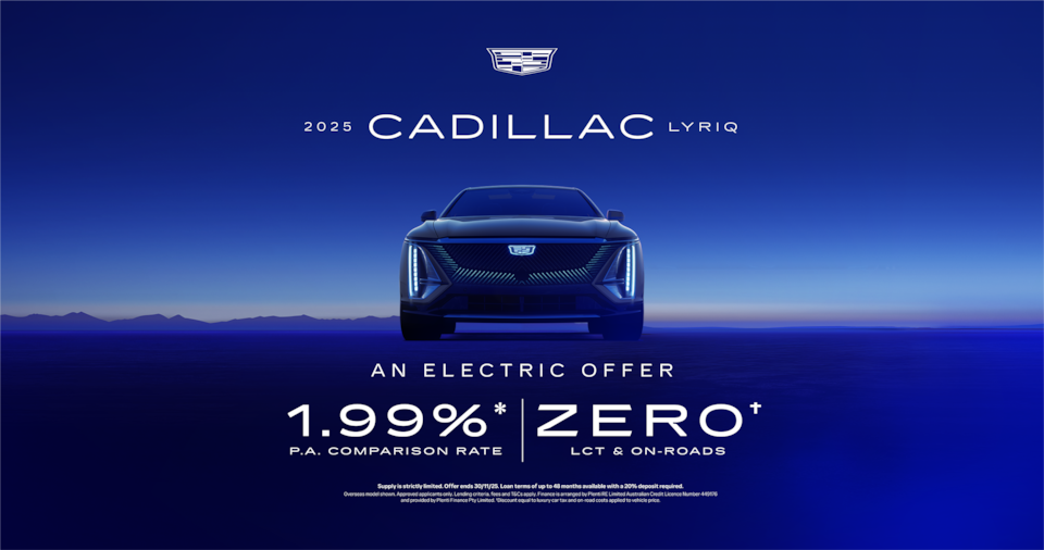 Cadillac LYRIQ Finance Offer Australia