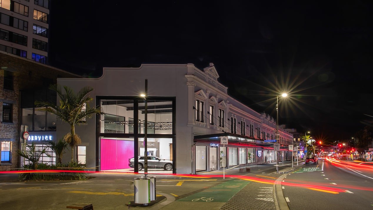Cadillac Auckland Service Bay Outside