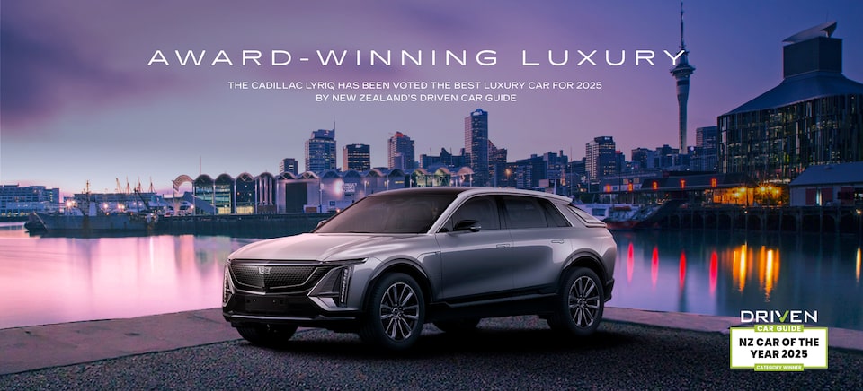 Cadillac LYRIQ award winning luxury vehicle