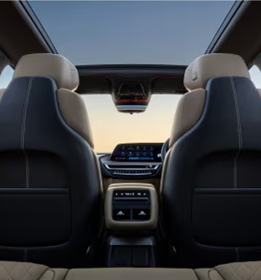 Dual Panel Panoramic Sunroof with Power Shade