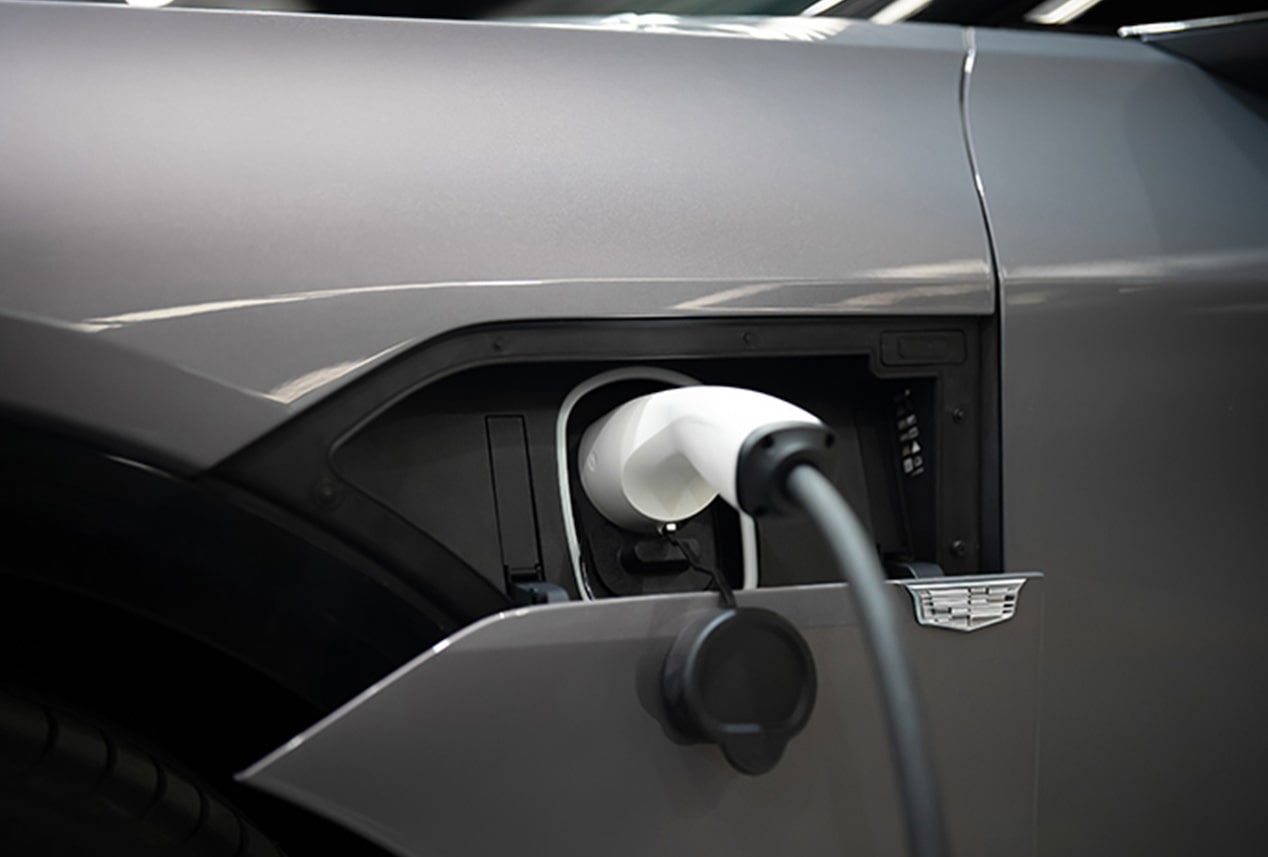 Cadillac LYRIQ on charge