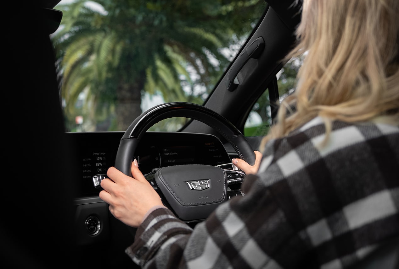 Lyriq Driving Interior