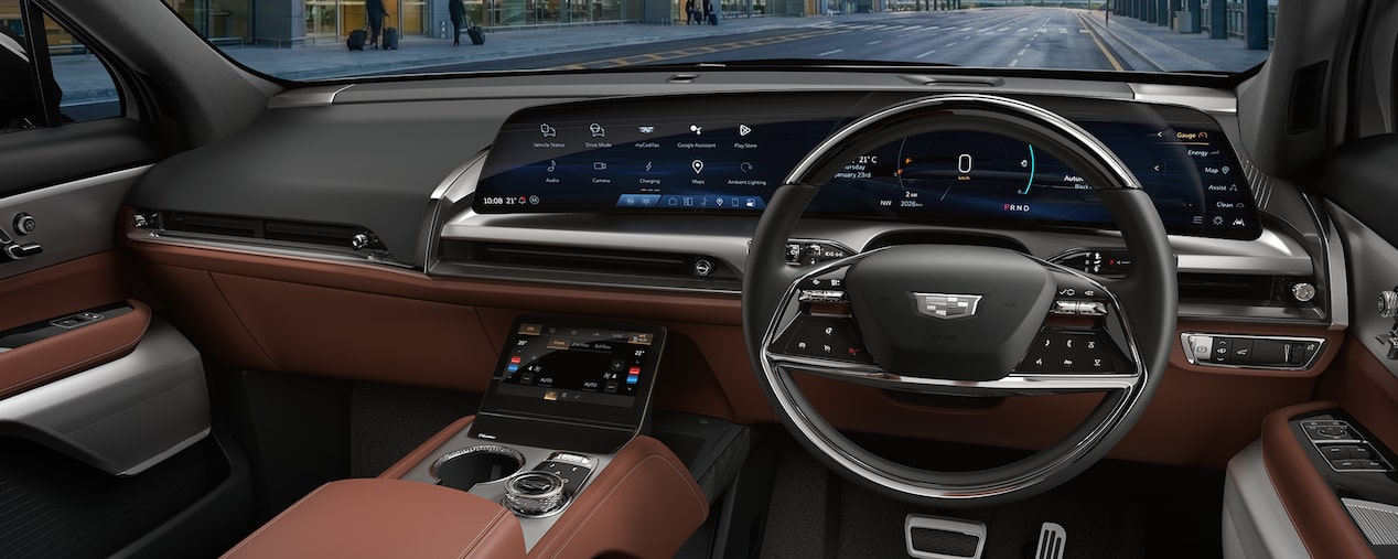 Driver's Seat Close-up of the 2026 VISTIQ's 33-inch Diagonal Advanced LED Display Screen