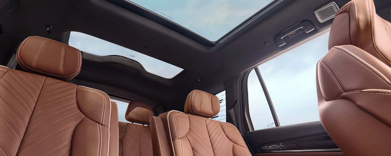 Front View of the 2026 Cadillac VISTIQ's Three Rows of Seating