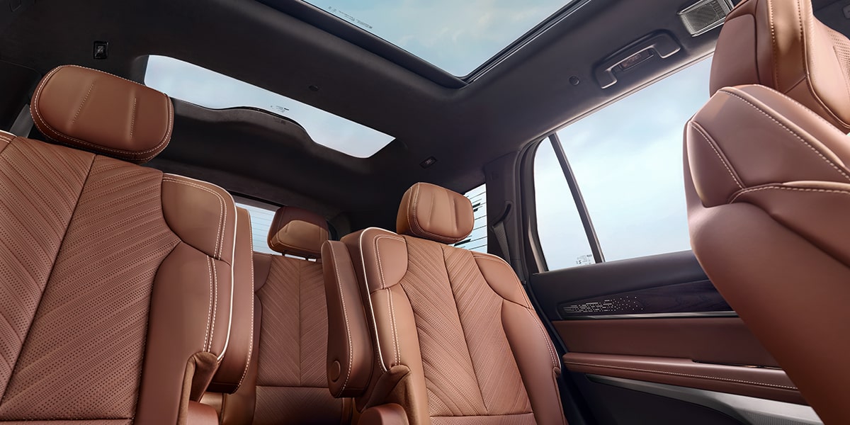 Front View of the 2026 Cadillac VISTIQ's Three Rows of Seating