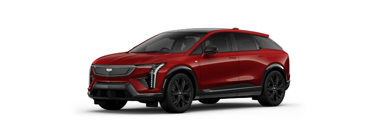 Cadillac OPTIQ in Red